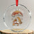 Book Lover Gift Crystal Glass Ornament Read Smore Books Camping Humor TS12 Transparent Glass 3'' Circle Print Your Wear