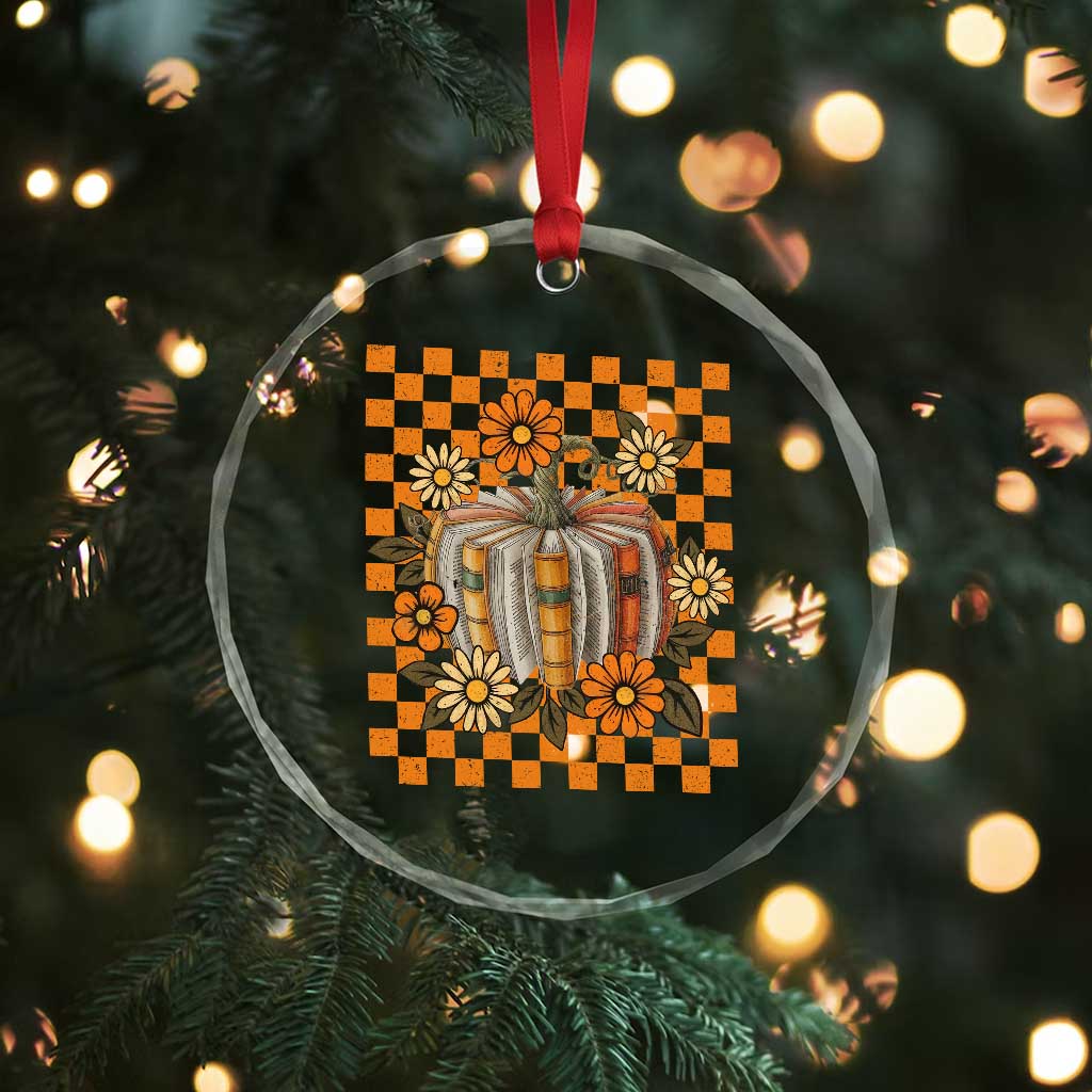 Book Pumpkin Crystal Glass Ornament Fall Halloween Book Lover Bookish Gift TS10 Print Your Wear