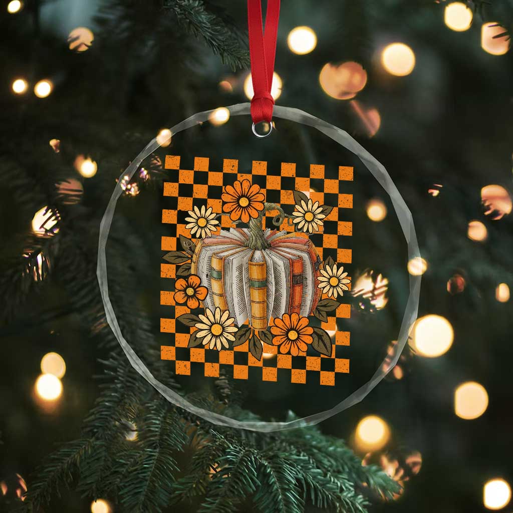 Book Pumpkin Crystal Glass Ornament Fall Halloween Book Lover Bookish Gift TS10 Print Your Wear