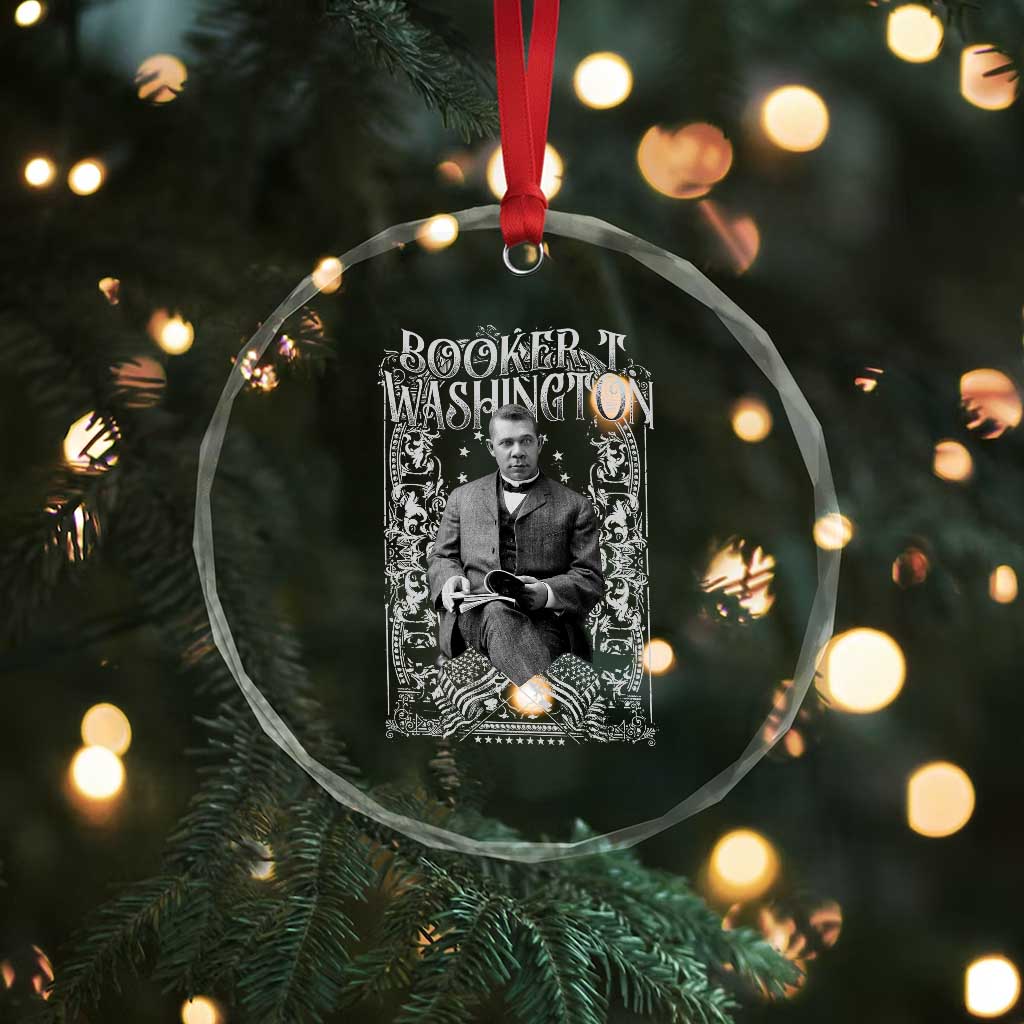 Booker Taliaferro Washington Crystal Glass Ornament African American Educator Black History TS11 Print Your Wear
