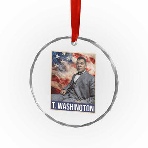 Booker Taliaferro Washington Crystal Glass Ornament African American Educator Black History Month TS11 Print Your Wear