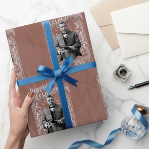 Booker Taliaferro Washington Wrapping Paper Roll African American Educator Black History TS11 Mocha Print Your Wear