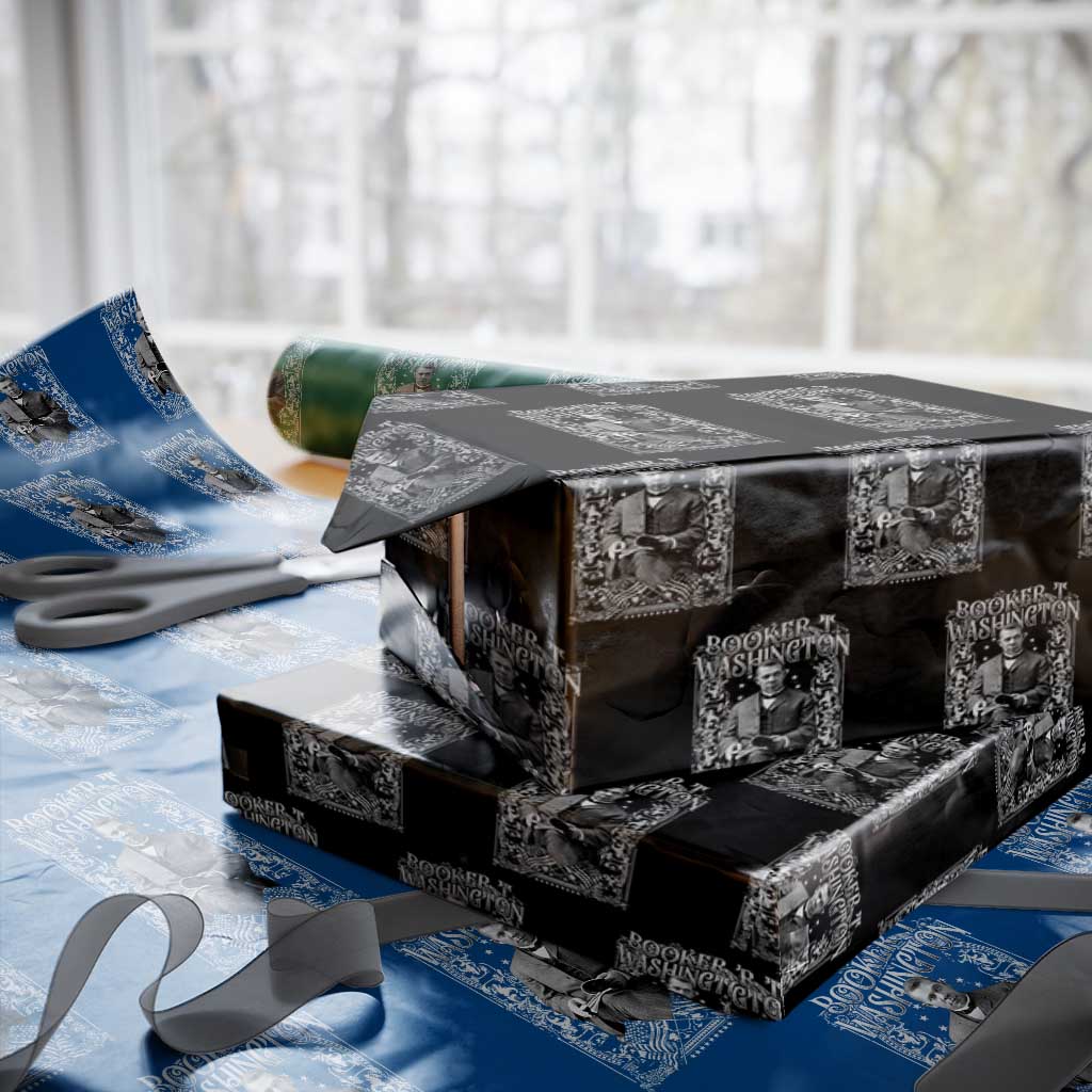 Booker Taliaferro Washington Wrapping Paper Roll African American Educator Black History TS11 Black Print Your Wear