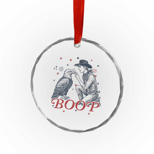 Boop Eagle Crystal Glass Ornament Western Cowboy Patriotic 4th of July TS14 Print Your Wear