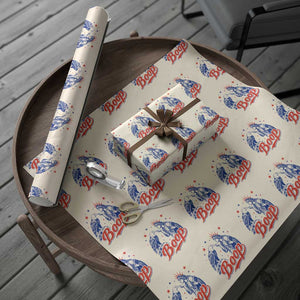 Boop Statue of Liberty and Eagle 4th of July Wrapping Paper Roll