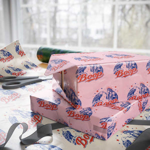 Boop Statue of Liberty and Eagle 4th of July Wrapping Paper Roll