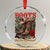 Boots On The Ground Crystal Glass Ornament Cowgirl Line Dance Western Cowboy TS02 Transparent Glass 3'' Circle Print Your Wear