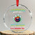 Bowling Humor Gift Crystal Glass Ornament I Go Bowling Because I Like It TS12 Transparent Glass 3'' Circle Print Your Wear