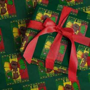 Breaking Every Chain Wrapping Paper Roll Black History Medical Professional Gift TS12 Green Print Your Wear