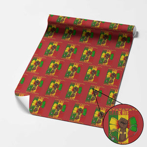 Breaking Every Chain Wrapping Paper Roll Black History Medical Professional Gift TS12 Red Print Your Wear