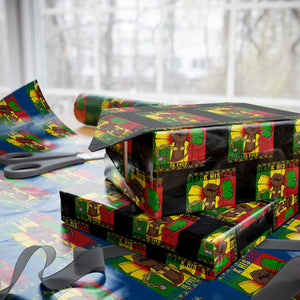 Breaking Every Chain Wrapping Paper Roll Black History Medical Professional Gift TS12 Black Print Your Wear