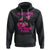 Breast Cancer Cat Hoodie In October We Wear Pink Black Cat Halloween Breast Cancer Awareness TS02 Black Printyourwear