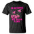 Breast Cancer Cat T Shirt In October We Wear Pink Black Cat Halloween Breast Cancer Awareness TS02 Black Printyourwear