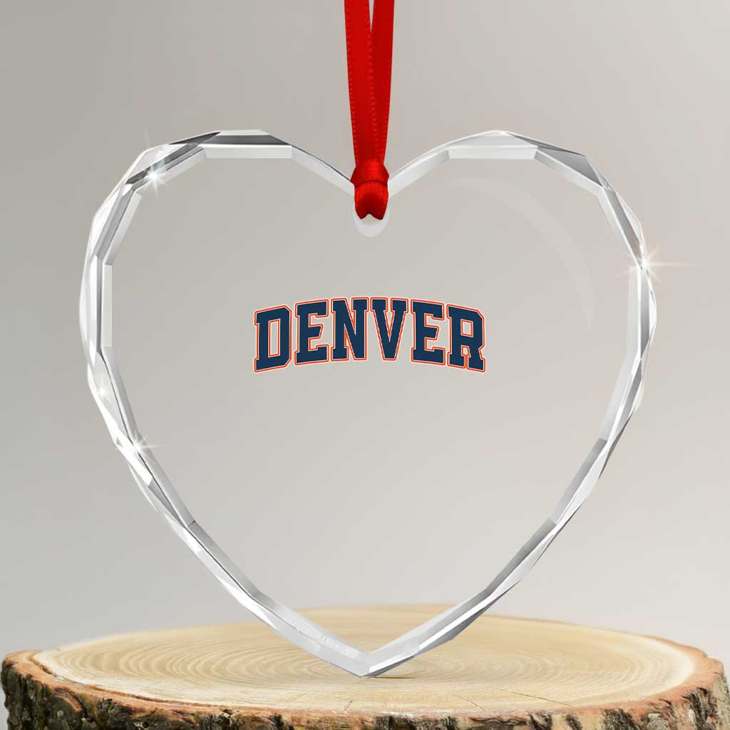 DFB Fan Heart Crystal Glass Ornament Vintage Sports Style 80s 90s Game Day TS10 Transparent Glass 3'' Heart Print Your Wear