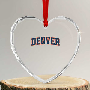 DFB Fan Heart Crystal Glass Ornament Vintage Sports Style 80s 90s Game Day TS10 Transparent Glass 3'' Heart Print Your Wear