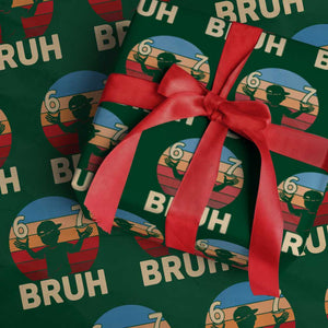 Bruh 67 Meme Wrapping Paper Roll Funny Six Seven Meme 6 7 Numbers Kid Gen Alpha TS10 Green Print Your Wear