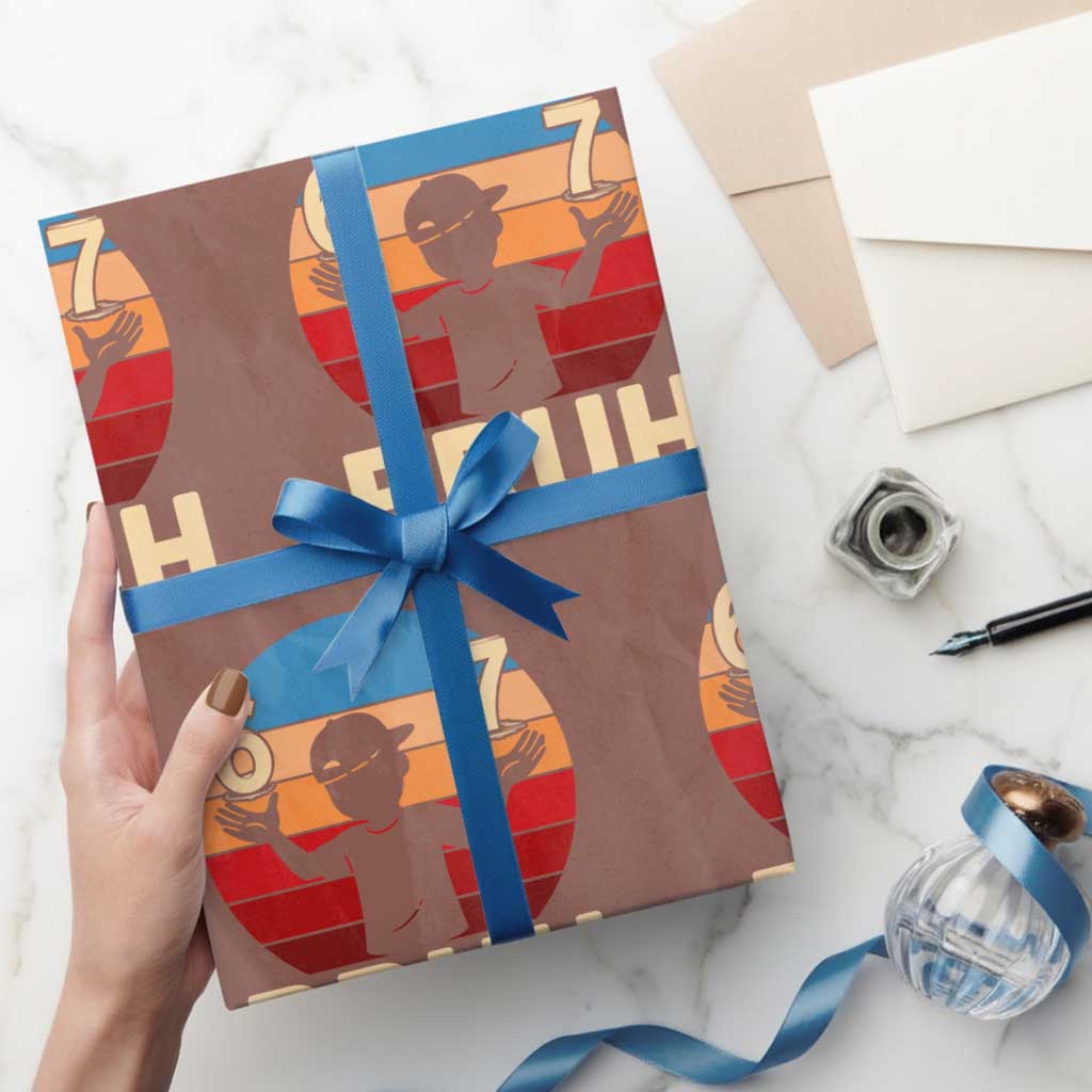Bruh 67 Meme Wrapping Paper Roll Funny Six Seven Meme 6 7 Numbers Kid Gen Alpha TS10 Mocha Print Your Wear