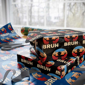 Bruh 67 Meme Wrapping Paper Roll Funny Six Seven Meme 6 7 Numbers Kid Gen Alpha TS10 Black Print Your Wear