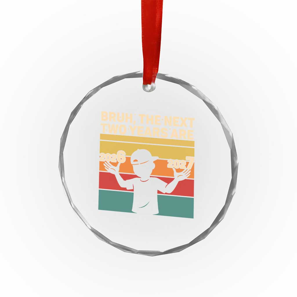 Bruh 67 New Years Eve Party Crystal Glass Ornament Six Seven Boys 67 Meme 6 7 Numbers TS10 Print Your Wear