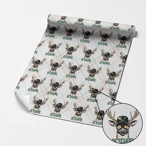 Bucked' 100 Days Of School Wrapping Paper Roll Deer Student Boy Girls 100th Day TS02 Christmas Plaid Print Your Wear