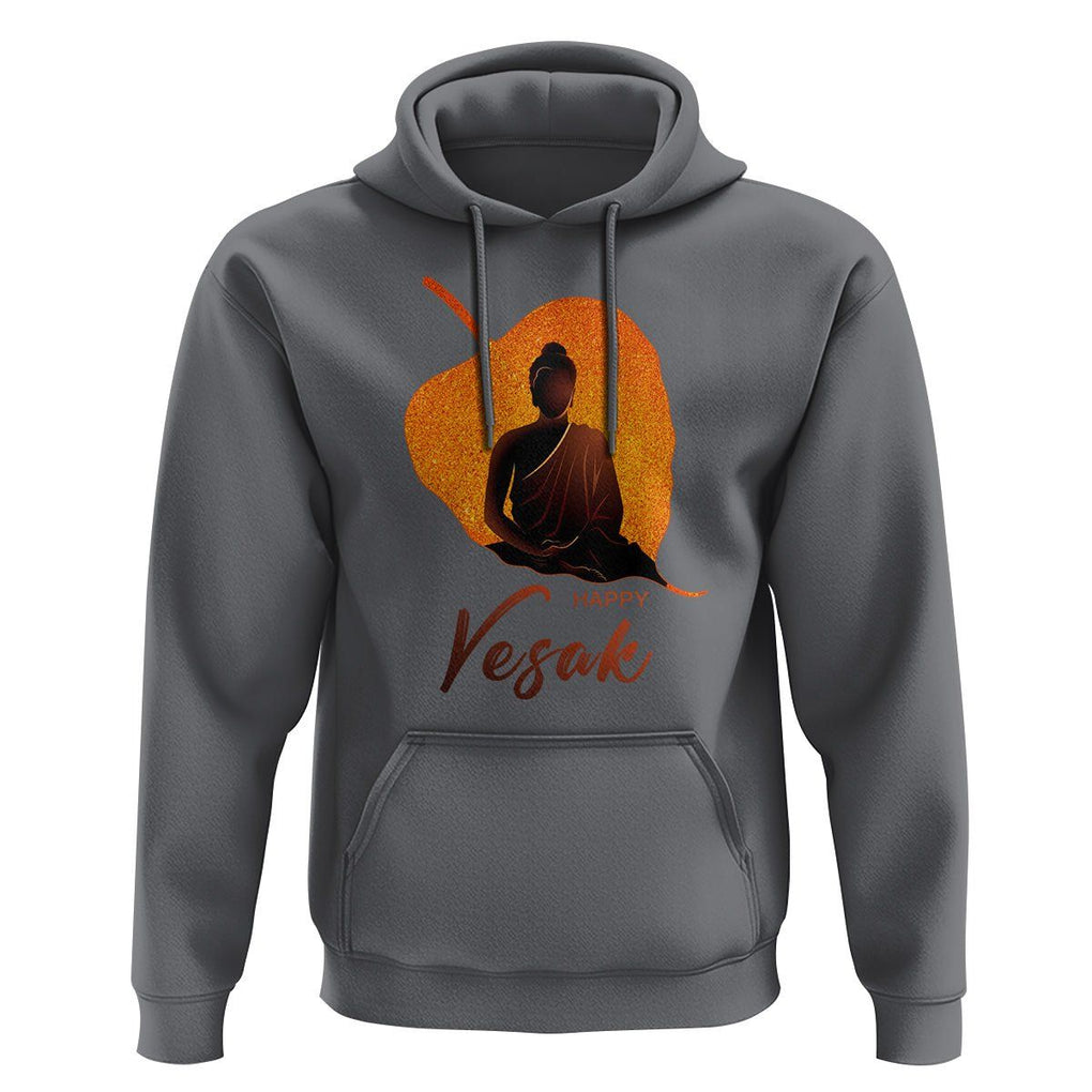 Buddhism Hoodie Happy Vesak Buddha Zen Yoga TS09 Charcoal Printyourwear