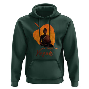 Buddhism Hoodie Happy Vesak Buddha Zen Yoga TS09 Dark Forest Green Printyourwear
