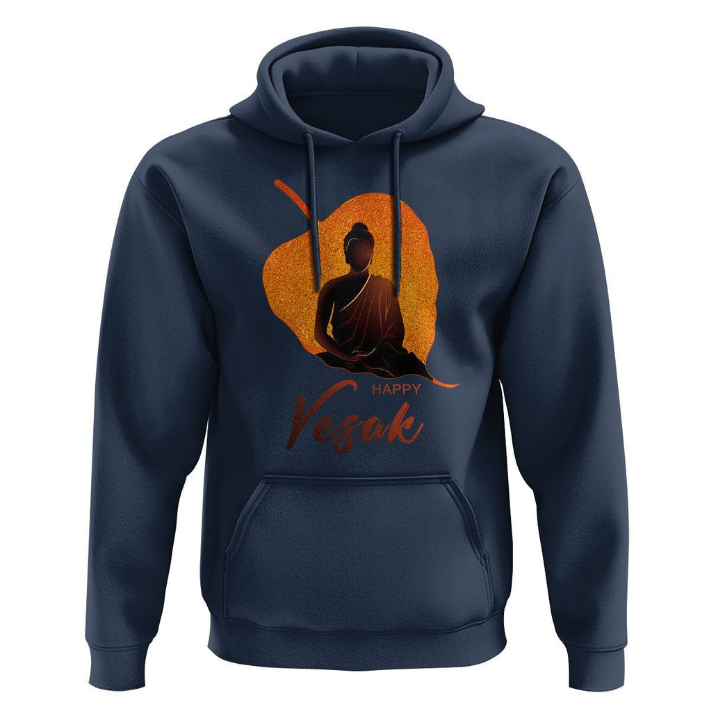 Buddhism Hoodie Happy Vesak Buddha Zen Yoga TS09 Navy Printyourwear
