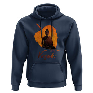 Buddhism Hoodie Happy Vesak Buddha Zen Yoga TS09 Navy Printyourwear