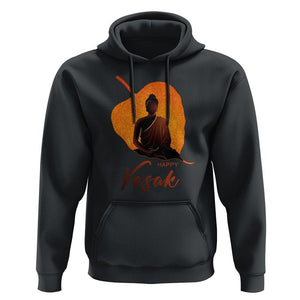 Buddhism Hoodie Happy Vesak Buddha Zen Yoga TS09 Black Printyourwear