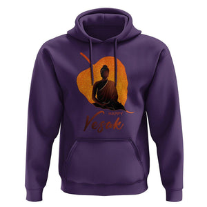 Buddhism Hoodie Happy Vesak Buddha Zen Yoga TS09 Purple Printyourwear
