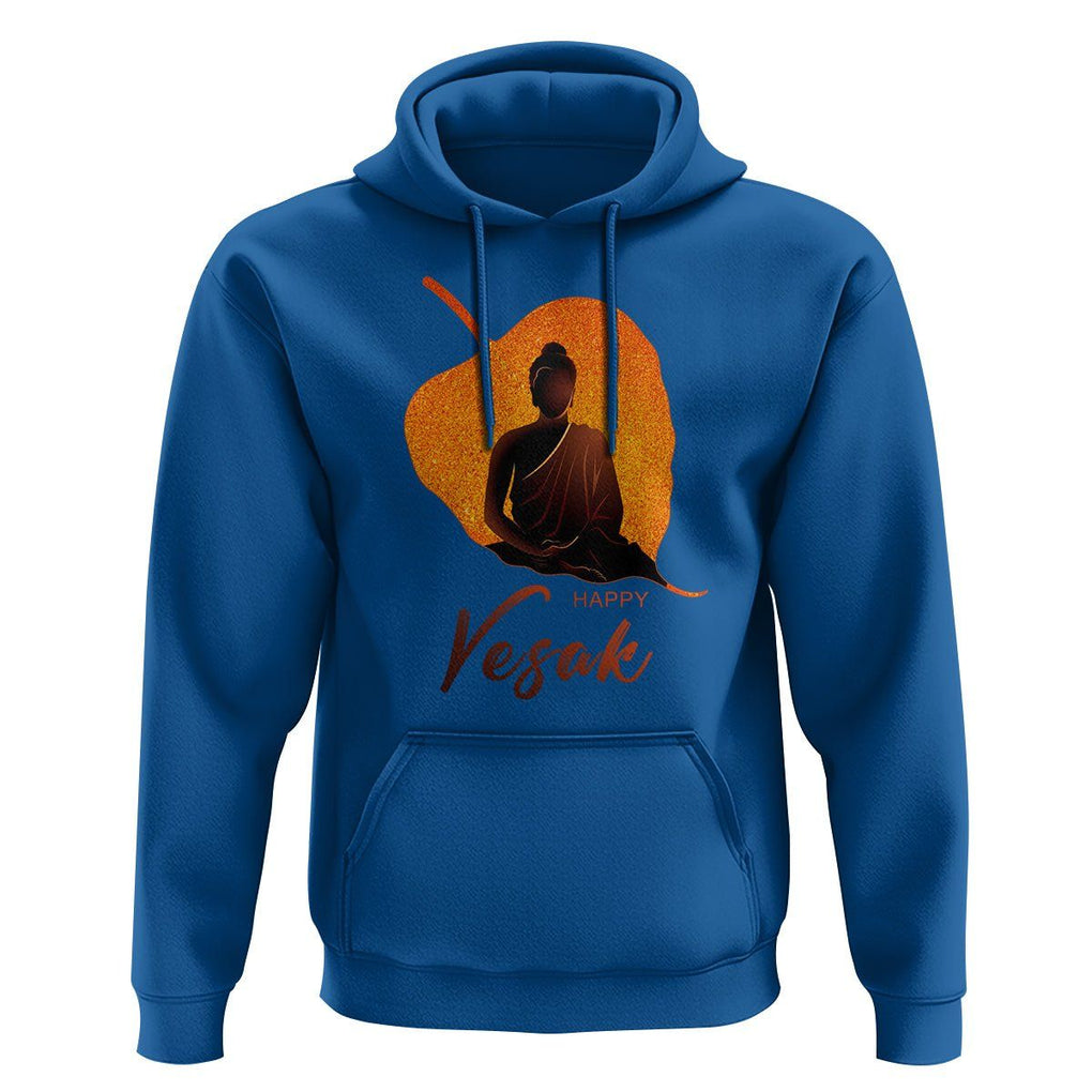 Buddhism Hoodie Happy Vesak Buddha Zen Yoga TS09 Royal Blue Printyourwear