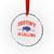 Buffalo Fan Crystal Glass Ornament Vintage Destiny is Calling Victory Monday TS10 Transparent Glass 3'' Circle Print Your Wear