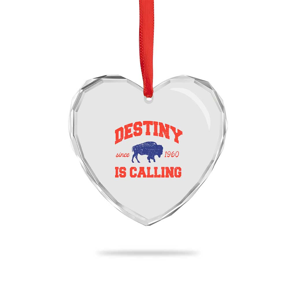 BFB Game Day Heart Crystal Glass Ornament Vintage Destiny is Calling Victory Monday TS10 Print Your Wear