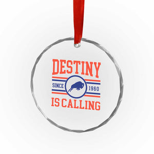 Buffalo Football Crystal Glass Ornament Funny Vintage 90s Bills Fan TS10 Print Your Wear