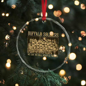 Buffalo Soldiers Crystal Glass Ornament 9th and 10th Cavalry African American Heros Black Soldiers TS10 Print Your Wear