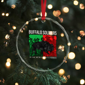 Buffalo Soldiers Crystal Glass Ornament 9th and 10th Cavalry Afro African American Heros TS10 Print Your Wear
