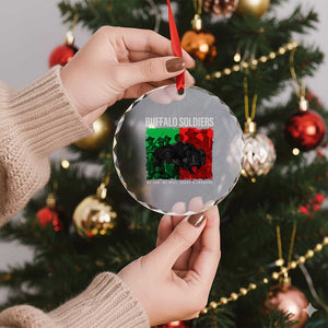 Buffalo Soldiers Crystal Glass Ornament 9th and 10th Cavalry Afro African American Heros TS10 Print Your Wear