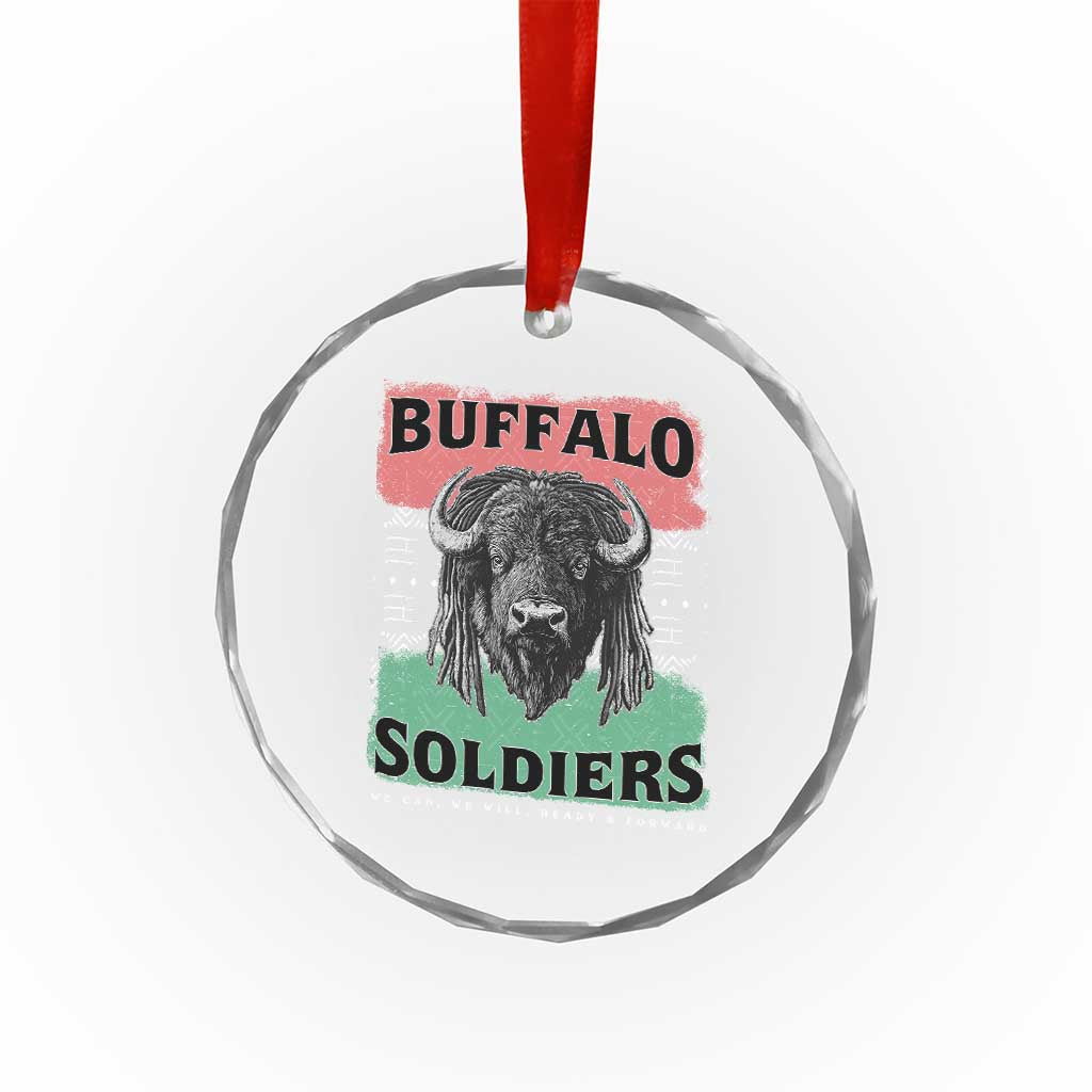 Buffalo Soldiers Crystal Glass Ornament Retro African American Black History TS10 Print Your Wear