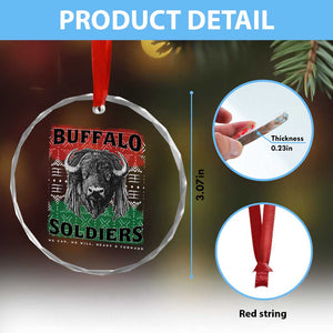 Buffalo Soldiers Crystal Glass Ornament Retro African American Black History TS10 Print Your Wear