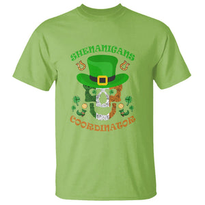 Bull Dog Skull T Shirt Shenanigans Coordinator St Patrick's Day TS02 Lime Printyourwear