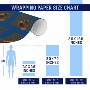 Bull Riding Cowboy Western Texas Rodeo Life Wrapping Paper Roll TS12 Print Your Wear