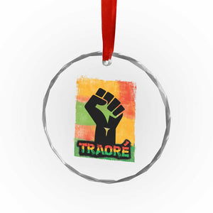 Burkina Faso Ibrahim Traoré Crystal Glass Ornament TS10 Print Your Wear