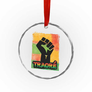 Burkina Faso Ibrahim Traoré Crystal Glass Ornament TS10 Print Your Wear