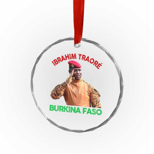 Burkina Faso Ibrahim Traoré Thomas Sankara Crystal Glass Ornament TS10 Print Your Wear
