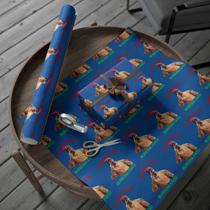 Burkina Faso Ibrahim Traoré Thomas Sankara Wrapping Paper Roll TS10 Blue Print Your Wear