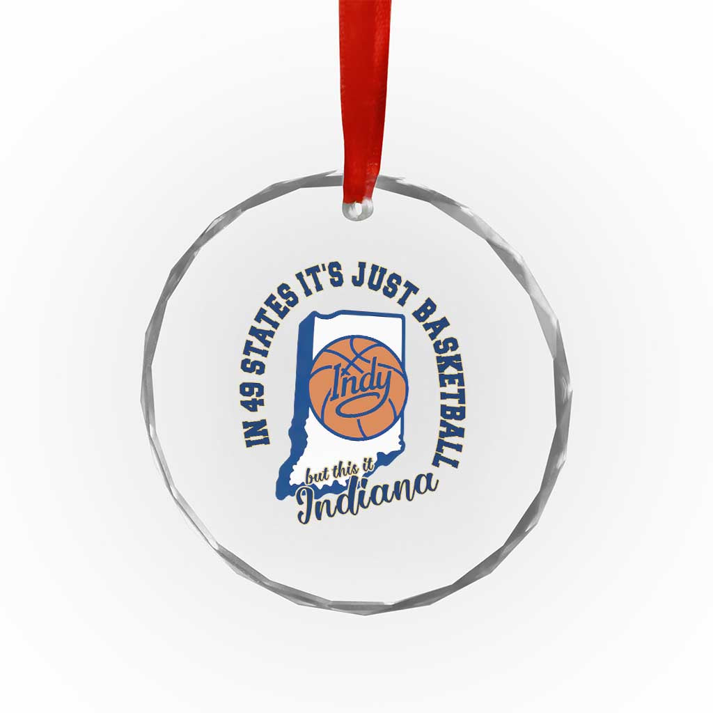 But This Is Indiana Basketball Crystal Glass Ornament Indy Hoops Pride Sport Lover TS02 Print Your Wear