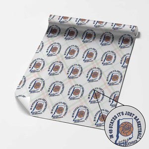 But This Is Indiana Basketball Wrapping Paper Roll Indy Hoops Pride Sport Lover TS02 Christmas Plaid Print Your Wear