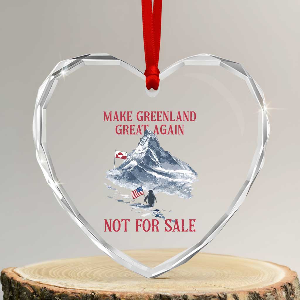 But Why Penguin Heart Crystal Glass Ornament Trump Nihilist Penguin Minimal Political Meme TS14 Transparent Glass 3'' Heart Print Your Wear