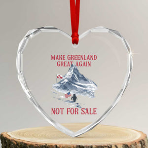 But Why Penguin Heart Crystal Glass Ornament Trump Nihilist Penguin Minimal Political Meme TS14 Transparent Glass 3'' Heart Print Your Wear