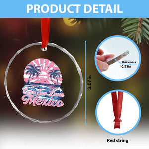 Cabo San Lucas Mexico Crystal Glass Ornament Vintage Retro Beach Summer Vacation Family Trip TS10 Print Your Wear